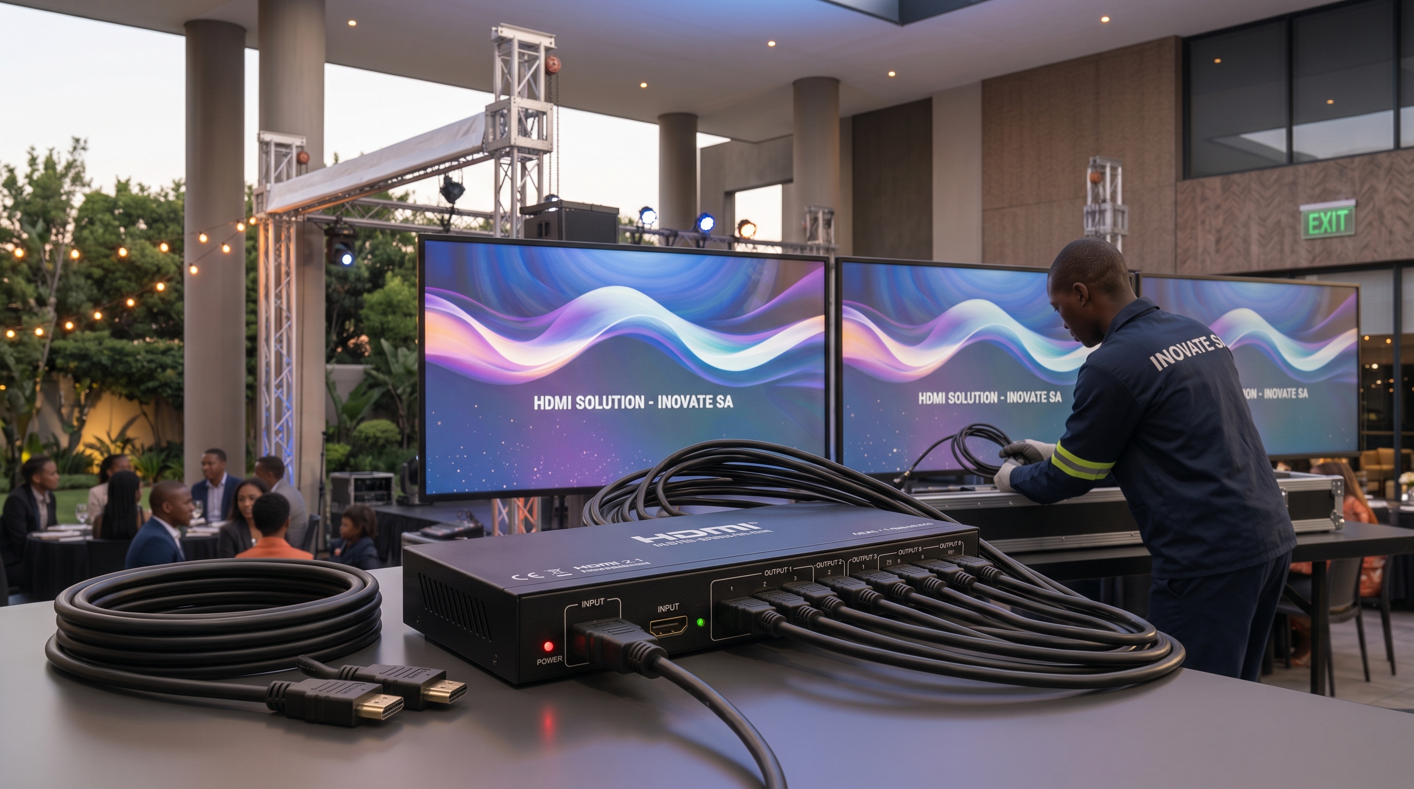 HDMI Splitter 1 to 8 Hire