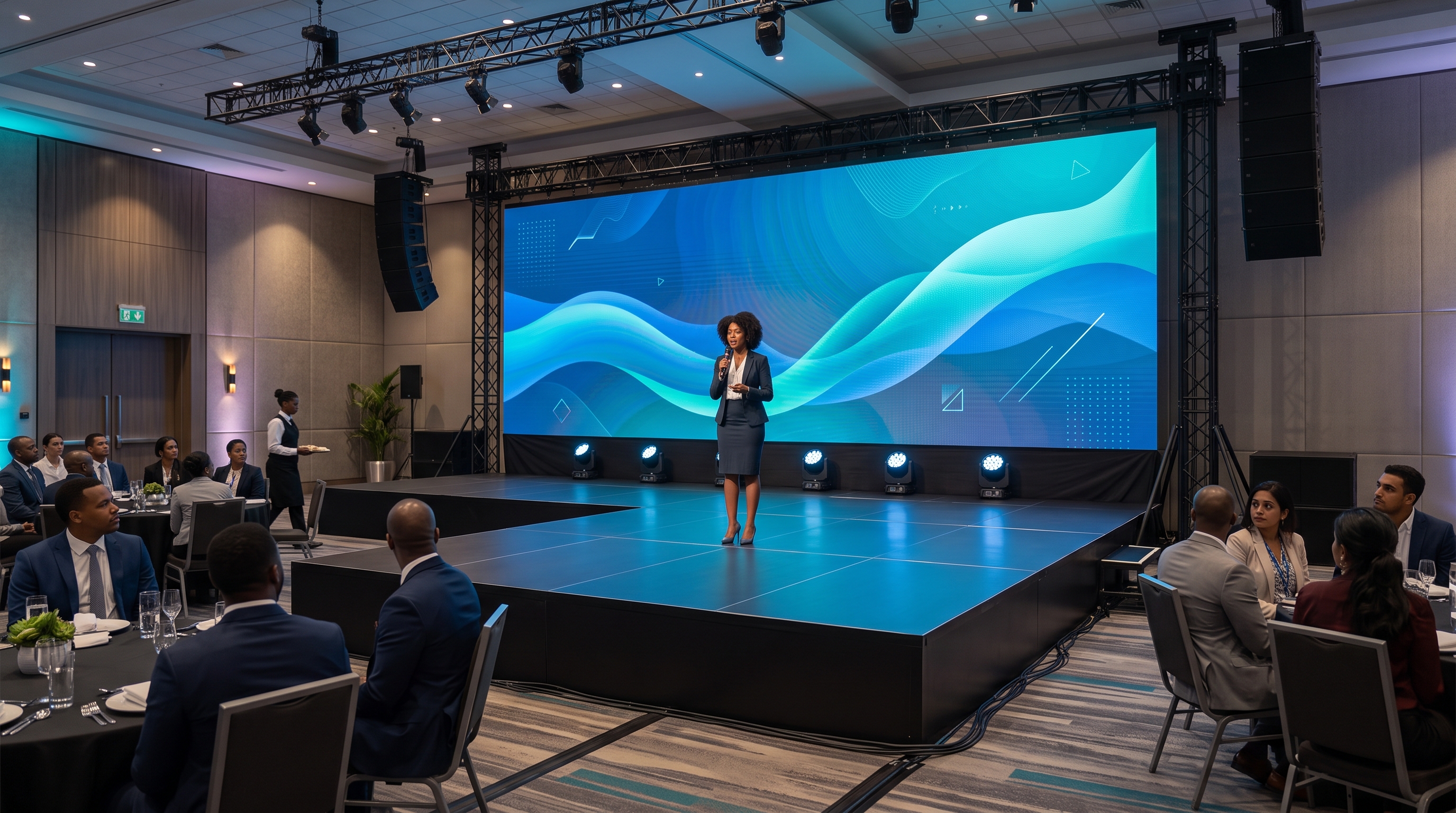 4m x 6m Integrated LED Stage